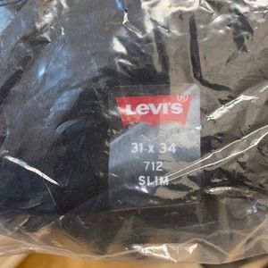 Levi’s 31x34 712 slim Black
